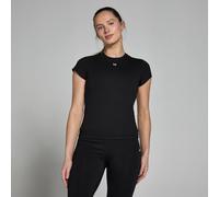 Myprotein Women's Basic Body Fit Short Sleeve T-Shirt in Black | Size: Large MyProtein Black L