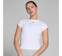 Myprotein Women's Basic Body Fit Short Sleeve T-Shirt in White | Size: Small MyProtein White S