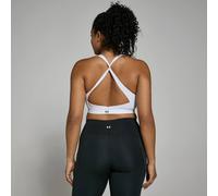 Myprotein Women's Power Cross Back Sports Bra in White | Size: Medium MyProtein White M