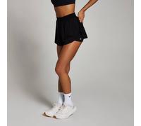 Myprotein Women's Tempo 2 In 1 Floaty Shorts in Black | Size: Medium MyProtein Black M