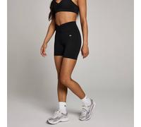 Myprotein Women's Tempo Ruched Front Shorts in Black | Size: Medium MyProtein Black M