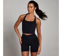 Myprotein Women's Tempo Strappy Racerback Vest in Black | Size: Small MyProtein Black S
