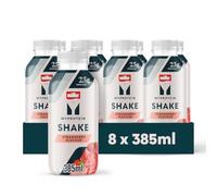 Myprotein x Müller High Protein Strawberry Shake | 25g Protein, No Added Sugar, Low Fat, | UHT Long Life Milk Drink | Suitable for Vegetarians | 8 x 385ml