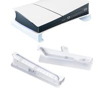 MYPUQIAO Transparent Horizontal Acrylic Stand for PS5 Slim/Pro Disc Edition Console,PS5 Slim/Pro Console Game Accessories.(horizontal-4)