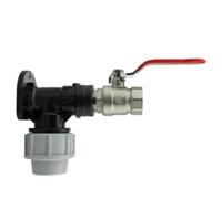 Mypurecore 20mm Mdpe Wall Plate With Lever Valve For Secure Water Control