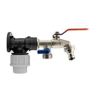 Mypurecore 25mm Mdpe Wall Plate With Double Lever Valve And Click Lock For Efficient Water Control