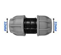 Mypurecore 32mm Mdpe Straight Compression Coupler Joiner Leak Proof And Durable