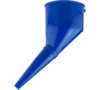 MYPURECORE Blue Angled Fuel Funnel With Fine Mesh Filter Lightweight Funnel - Practical And Versatile - Angled Design That Holds Itself