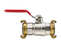 Mypurecore Brass Geka Type Quick Hose Coupling Fitting With Full Flow Lever Tap (1Inch Valve Plus Geka)