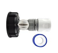 MYPURECORE Complete Ibc S60X6 Cap Kit With Valve Tap Adapter, Female Hose Connector, And Ptfe Tape