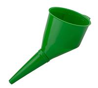 MYPURECORE Green Angled Fuel Funnel - With fine mesh filter for easy refilling - Antistatic Lightweight Funnel - Practical and Versatile - Angled design that holds itself.