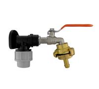 Mypurecore Mdpe Wall Flange Plate Kit 20mm With Geka Tap 1 2 Inch Barb For Blue Water Pipe