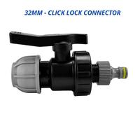Mypurecore Mdpe Water Supply Pipe Outlet Valve To Garden Hose Fitting - 32mm