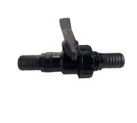 Mypurecore Pond Full Flow Inline Valve With 32mm 1.25Inch Hosetails -Shut-Off Tap For Pump And Filter