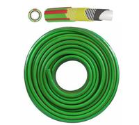 Mypurecore Premium Garden Hose Pipe 1M -Green 6-Layer Heavy-Duty Flexible Hose For Outdoor Use