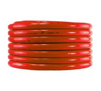 Mypurecore Reinforced Garden Hose Pipe 2M-Red 4-Layer 12mm Heavy-Duty Flexible Water Hose