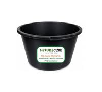 MYPURECORE Round Mixing Tub - Heavy Duty Plastic Utility Tub for Mortar, Plaster, Cement, Fillers, Gardening, Storage & DIY - Multi-Purpose PVC Container (45L / 65L / 90L) (45L)