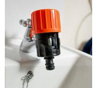 MYPURECORE Universal Screw-Fit Kitchen Tap Connector For Mixer/single Tap W/ Click-Lock