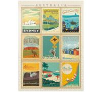 MyPuzzle Australia: Multi-Image Print, Vintage Poster - Premium 1000 Piece Jigsaw Puzzle for Adults
