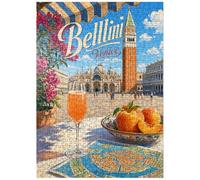 MyPuzzle Bellini - Venice St Marks Square - Premium 500 Piece Jigsaw Puzzle for Adults