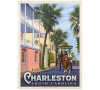 MyPuzzle Charleston, SC: Street Scene - Premium 1000 Piece Jigsaw Puzzle for Adults