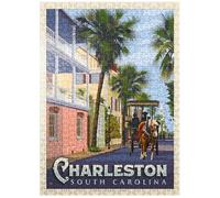 MyPuzzle Charleston, SC: Street Scene - Premium 500 Piece Jigsaw Puzzle for Adults