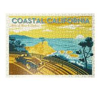 MyPuzzle Coastal California (Horizontal) - Premium 500 Piece Jigsaw Puzzle for Adults