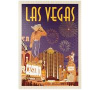 MyPuzzle.com 1000 pieces Puzzle - Vintage Vegas Poster - Premium Jigsaw from Anderson Design Group
