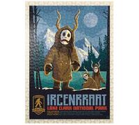 MyPuzzle Legends of The National Parks: Lake Clark's Ircenrraat - Premium 500 Piece Jigsaw Puzzle for Adults
