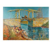 MyPuzzle Piatnik: The Bridge of Langlois in Arles by Vincent Van Gogh - Premium 1000 Piece Jigsaw Puzzle for Adults