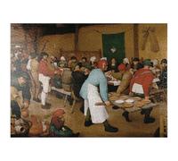 MyPuzzle Piatnik: The Peasant Wedding by Pieter Bruegel The Elder - Premium 1000 Piece Jigsaw Puzzle for Adults