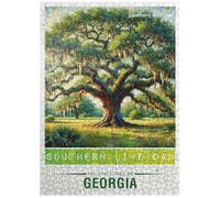MyPuzzle State Trees Series: Georgia, Southern Live Oak - Premium 500 Piece Jigsaw Puzzle for Adults