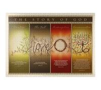 MyPuzzle The Story of God, Vintage Poster - Premium 1000 Piece Jigsaw Puzzle for Adults