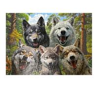 MyPuzzle Wolf Selfie - Premium 500 Piece Jigsaw Puzzle for Adults