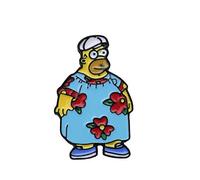 MYQ 1pc Homer Bart Lisa Enamel pins Custom Funny Brooches Bag Clothes Lapel Pin Cartoon Comics Badge Fun TV Series Jewelry Gift Fans,style8