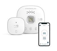 myQ Chamberlain Smart Garage Control - Wireless Garage Hub and Sensor with Wifi & Bluetooth - Smartphone Controlled, myQ-G0401-ES, White