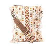 Myra Bag Boho Aztec Crossbody Bag - Southwestern Aztec Shoulder Purse for Women, Ivory