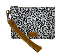 Myra Bag Western Makeup Bag for Women - Travel Cosmetic Pouch Handbag, Leopard