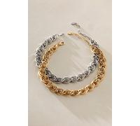 Myra Short Necklace at Free People in Silver - female