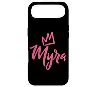Myra the Queen/Pink Crown & Name for Women Called Myra Case for iPhone Air