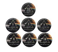 MYRECOVERYSTORE (7) Pack Dark Side of The Moon 24hrs to 18months Sobriety AA Chip Set