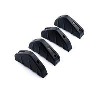 MYRFCSA 4PCS Car Shark Fin Wing Spoiler, for Suzuki SX4 S-Cross 2021-2024 Triangular Rear Lip Splitter Anti-Crash Protector Auto Decoration Spoiler,A