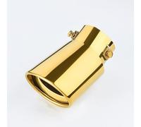 MYRFCSA Car Exhaust Tail Pipe, for Peugeot 107 108 206 207 207CC 208 307 307CC 308 308CC 406 407 Stainless Steel Exhaust Tail Muffler Tip Pipe Car Auto Tailpipe Trims,D