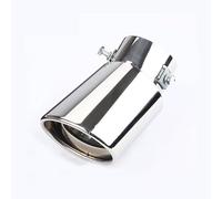 MYRFCSA Car Exhaust Tail Pipe, for Peugeot 107 108 206 207 207CC 208 307 307CC 308 308CC 406 407 Stainless Steel Exhaust Tail Muffler Tip Pipe Car Auto Tailpipe Trims,A