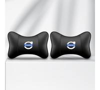 MYRFCSA Car Headrest Pillow, for Volvo V40 XC60 XC90 Cross Country Memory Foam Car Headrest Pillow Neck Support for Driving Breathable Removable Cover,A