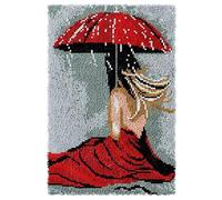 Myriad Choices Latch Hook Rug Kits 60 X 40 cm DIY Latch Hook Rug, Home Carpet Rug Making Kits, DIY Crochet Kits Embroidery Kits Needlework Crafts for Home Decor, Latch Hook Kits for Kids Adults