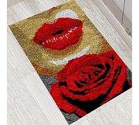 Myriad Choices Latch Hook Rug Kits, Carpet Making Cushion, Crochet Kits Embroidery Kits Needlework Crafts for Home Decor, 50X38CM - Rug Kits -A19