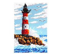 Myriad Choices Latch Hook Rug Kits, Home Carpet Rug Making Kits, DIY Crochet Kits Embroidery Kits Needlework Crafts for Home Decor, Latch Hook Kits for Beginners Kids Adults, 60 X 40 cm