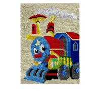 Myriad Choices Thomas Latch Hook Kits for Adults 50X38CM, DIY Latch Hook Rug Kit, Cross Stitch Rug Making Kit, Carpet Making Crochet Kits Embroidery Kits Needlework Crafts for Home Decor