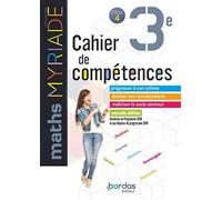 Myriade Maths 3e 2019 Cahier de compétences élève